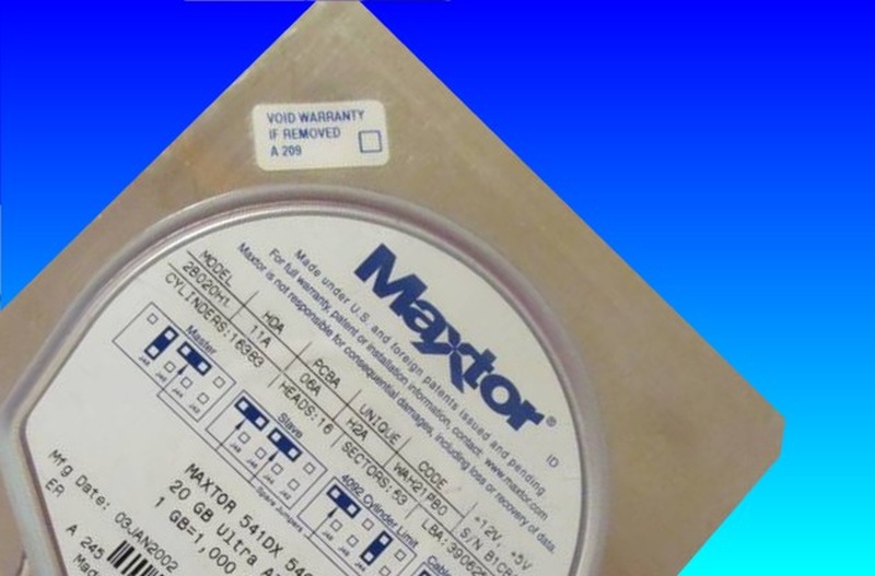 A Maxtor IDE drive that was not seen in the Bios and failed to boot up the computer. It is a 20gb HDD model 2B020H1 541DX from the Athena family and often suffered firmware corruption so was sent to us for data recovery. 