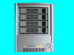 A Lacie Ethernet Disk Raid model INNS04-4200-LAC which had its system warning light flashing.