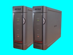 A pair of Linkstation HS-DHGL-500 drives that had error siren sound and flashing red LED light before arriving with us for data recovery. 
